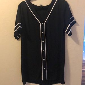 Baseball jersey dress